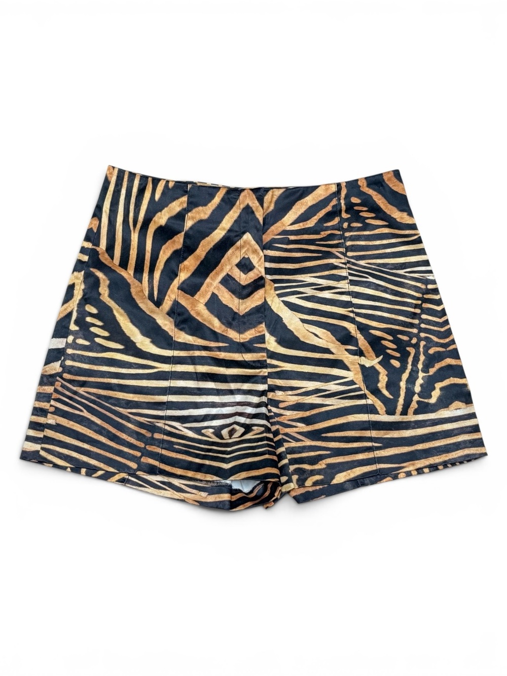Y2K Marciano Zebra Print Shorts